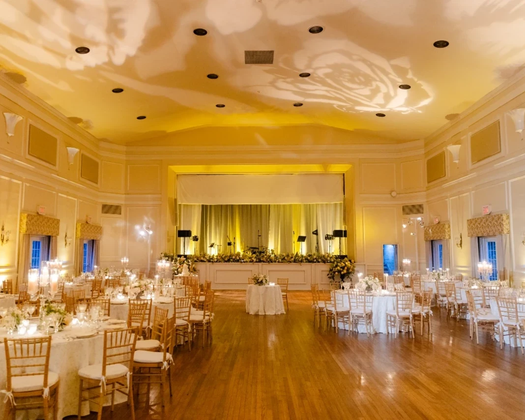 A view of the CV Rich Ballroom