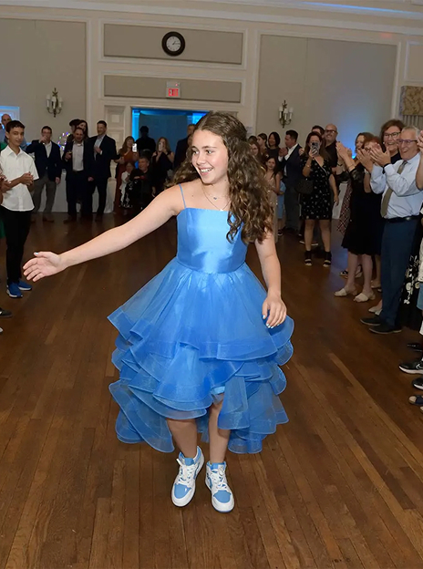 Girl at bat mitoizvah